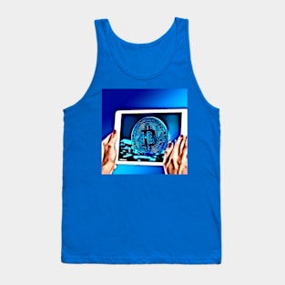 Bitcoin Blue Tank Top